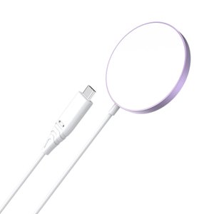 Choetech T518 MagSafe bezdrôtová nabíjačka 15W, ružová (T518-F-PK)