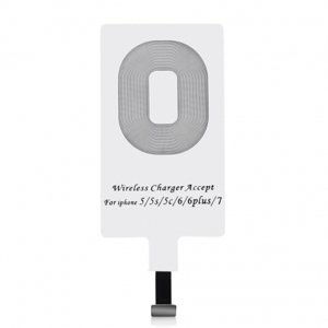 Choetech Wireless Charger Lightning adaptér pre bezdrôtové nabíjanie, biely (WP-IP)