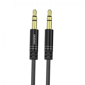 Dudao L12 AUX kábel 3.5mm mini jack 1.7m, čierny (L12 black)