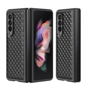 Dux Ducis Venice kožený kryt na Samsung Galaxy Z Fold 3, čierny