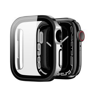 Dux Ducis Hamo puzdro so sklom na Apple Watch 4/5/6/SE 44mm, čierne
