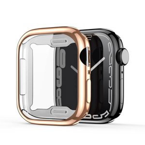 Dux Ducis Samo puzdro so sklom na Apple Watch 4/5/6/SE 40mm, ružové