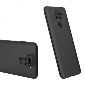 GKK 360 Full Body plastový kryt na Xiaomi Redmi 10X 4G / Redmi Note 9, čierny