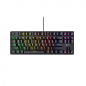 Havit KB869L RGB herná mechanická klávesnica, čierna (KB869L)