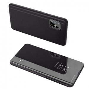 MG Clear View knižkové puzdro na Samsung Galaxy A71 5G / 4G, čierne