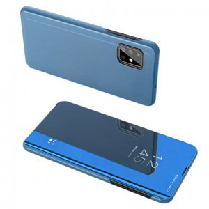 MG Clear View knižkové puzdro na Samsung Galaxy A71 5G / Galaxy A71, modré