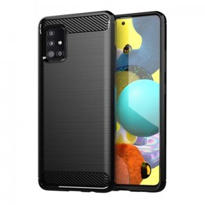 MG Carbon Case Flexible silikónový kryt na Samsung Galaxy M31s, čierny