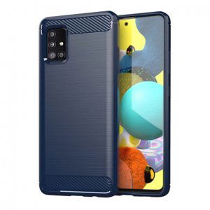 MG Carbon Case Flexible silikónový kryt na Samsung Galaxy M31s, modrý