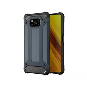 MG Hybrid Armor plastový kryt na Xiaomi Poco X3 NFC / X3 Pro, modrý