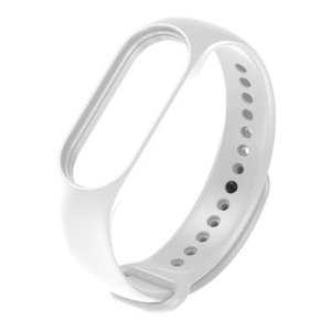 MG Silicone remienok na Xiaomi Smart Band 7, white