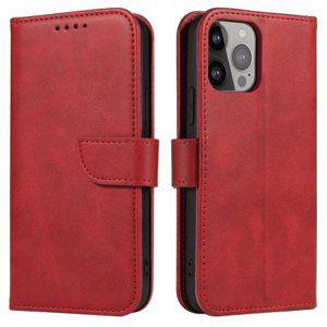 MG Magnet knižkové puzdro na Samsung Galaxy S23 Ultra, červené