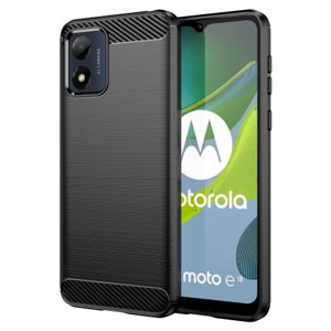 MG Carbon kryt na Motorola Moto E13, čierny