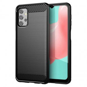 MG Carbon Case Flexible silikónový kryt na Samsung Galaxy A32 4G, čierny