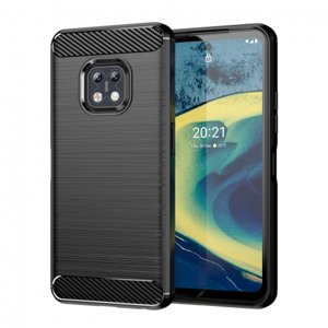 MG Carbon Case Flexible silikónový kryt na Nokia XR20, čierny