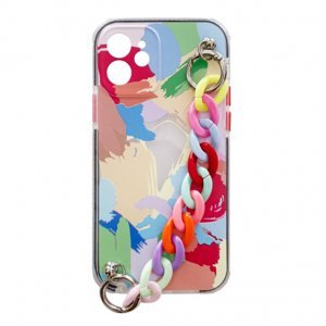 MG Color Chain silikónový kryt na iPhone 12, multicolor