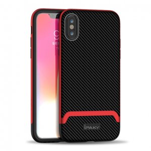 iPaky Bumblebee Neo Hybrid gumené púzdro pre iPhone XS Max, červené