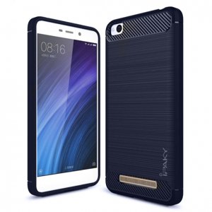 iPaky gumené púzdro Slim Carbon Flexible TPU pre Xiaomi Redmi 4A modré