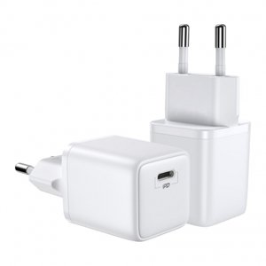 Joyroom Mini Fast Charger sieťová nabíjačka USB-C 30W PD QC, biela (L-P301)