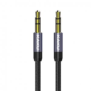 KAKU KSC-389 audio kábel 3.5mm mini jack M/M 1m, čierny