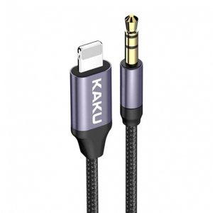 KAKU KSC-427 audio kábel Lightning / 3.5mm jack 1m, čierny