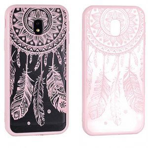 MG Lace Pattern 3 plastový kryt na Huawei P9 Lite 2017, ružový