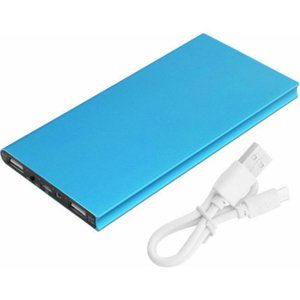 MG Slim Power Bank 20000mAh 2x USB, modrý