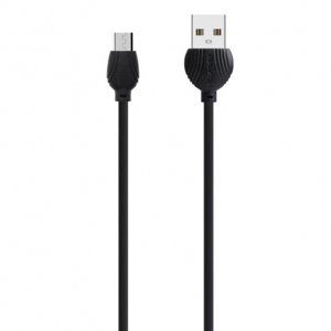 MG AWEI CL-61 USB / Micro USB kábel 2.5A 1m, čierny