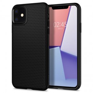 Spigen Liquid Air gumené púzdro pre iPhone 11, matné čierne (076CS27184)