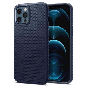 Spigen Liquid Air silikónový kryt na iPhone 12 / 12 Pro, modrý (ACS02250)