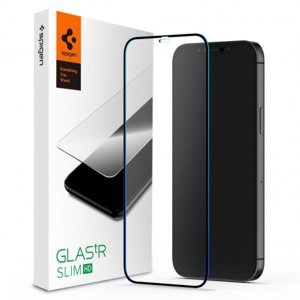 Spigen Alm Glass Full Cover 2x ochranné sklo na iPhone 12 mini, čierne