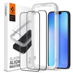 Spigen Glas.Tr Full Cover 2x ochranné sklo na iPhone 13 Pro Max / 14 Plus / 15 Plus, čierne