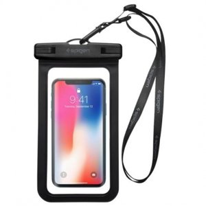 Spigen A600 vodeodolné univerzálne púzdro, čierne (000EM21018)