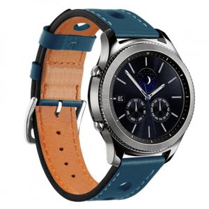 BStrap Leather Italy remienok na Huawei Watch GT/GT2 46mm, dark teal (SSG009C0403)