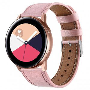 BStrap Leather Italy remienok na Garmin Vivoactive 3, pink (SSG012C0306)