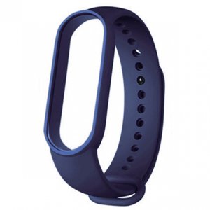 BStrap Silicone remienok na Xiaomi Mi Band 5/6/7, dark blue (SXI011C02)