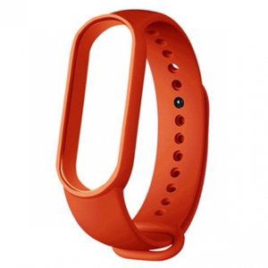 BStrap Silicone remienok na Xiaomi Mi Band 5/6/7, orange (SXI011C04)