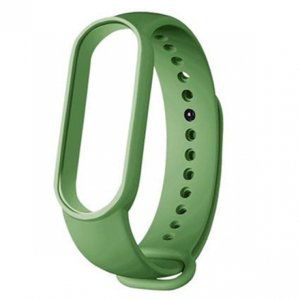 Xiaomi Mi Band 5/6/7 Silicone remienok, Light Green (SXI011C07)