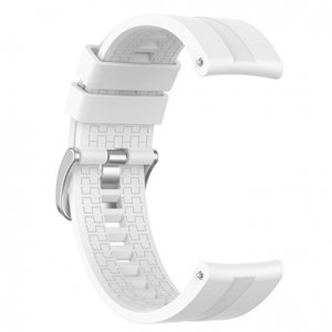 BStrap Silicone Cube remienok na Samsung Gear S3, white (SHU004C0802)