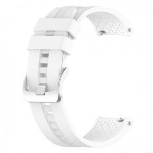 BStrap Silicone Cube remienok na Huawei Watch 3 / 3 Pro, white (SHU004C0811)