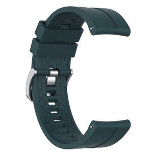 BStrap Silicone Cube remienok na Garmin Venu 2, dark green (SHU004C1108)