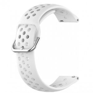 BStrap Silicone Dots remienok na Xiaomi Amazfit GTS, white (SSG013C0204)