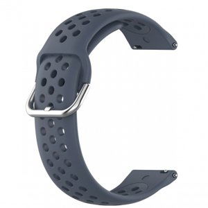 BStrap Silicone Dots remienok na Samsung Galaxy Watch 3 41mm, dark gray (SSG013C05)