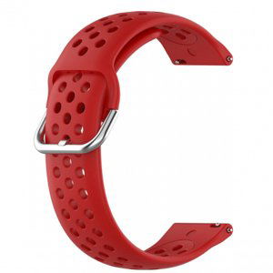 BStrap Silicone Dots remienok na Samsung Galaxy Watch 42mm remienok, red (SSG013C0602)