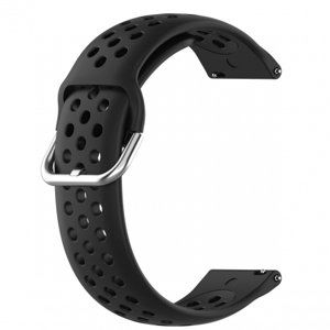 BStrap Silicone Dots remienok na Huawei Watch GT 42mm, black (SSG013C0902)