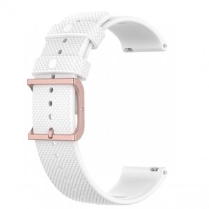 Bstrap Silicone Rain remienok na Samsung Galaxy Watch Active 2 40/44mm, white (SSG014C0201)