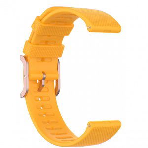 BStrap Silicone Rain remienok na Garmin Venu 2, yellow (SSG014C1610)