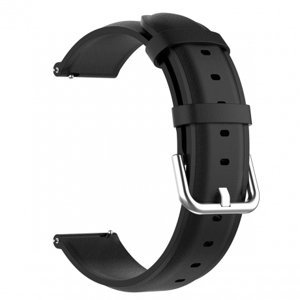 BStrap Leather Lux remienok na Samsung Galaxy Watch 42mm, black (SSG015C0102)