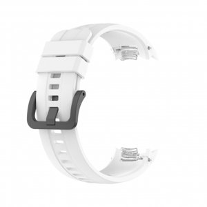 BStrap Silicone remienok na Honor Watch GS Pro, white (SHO002C02)