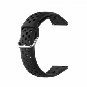 BStrap Silicone Dots remienok na Garmin Venu 2S, black (SGA007C0102)