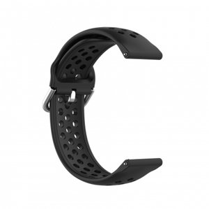 BStrap Silicone Dots remienok na Garmin Vivoactive 4s, black (SGA007C01)